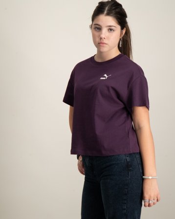 Puma BETTER CLASSICS Tee G Violet T-shirts Fille - Kids Brand Store