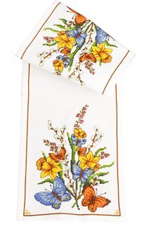 Läufer Bunte Schmetterlinge