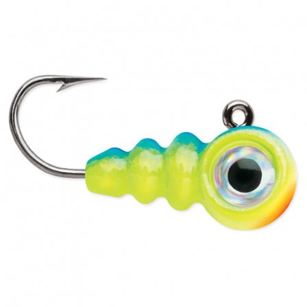 VMC Tungsten Larv Eye Jig 1.8g - Glow Parrot