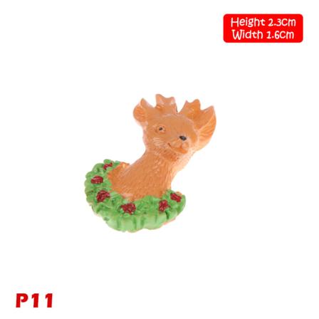 1st Creative Cartoon Christmas Moss Micro Landscape Resin Craft