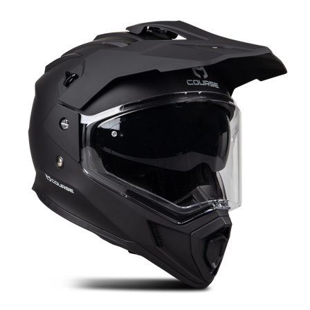 Casco Adventure Course Drift Negro Mate L