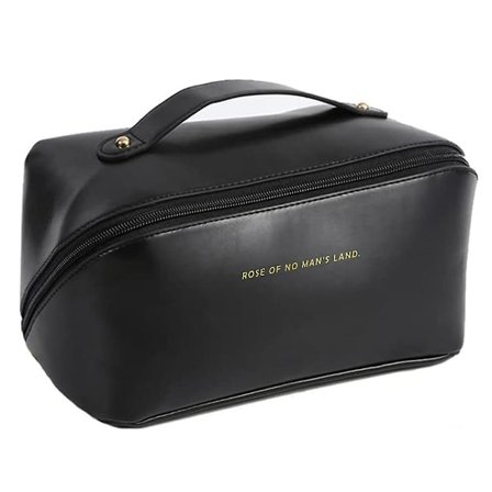 Dam sminkväska, stor kapacitet rese sminkväska, bärbar surfplatta sminkväska med stor öppning