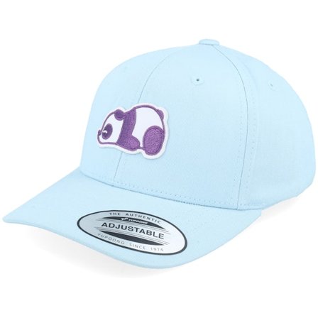 Kiddo Cap - Blu adjustable Cappellino - Kids Sleepy Panda Patch Carolina Blue Adjustable @ Hatstore