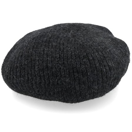 Barts - Grau traditionalbeanie Hut - Inaru Charcoal Beret @ Hatstore