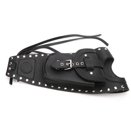 Motorcykel Brændstoftanktaske Gas Tank Pad Cover Sort Kunstlæder Passer til XLX1000 XL1200X XLH883