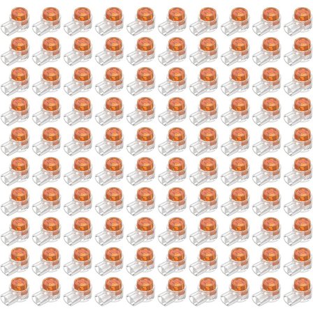 100 stk. Scotchlok UY Vandtætte Stik, Harpiksfyldte Kabelforbindelsesklemmer til Have & Udendørs Robotplæneklipper