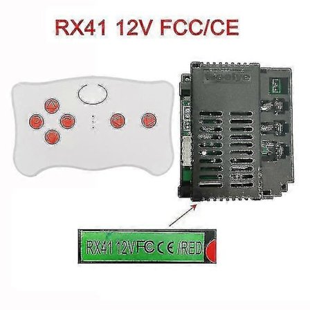 Elektrisk leksaksbil för barn med Bluetooth-fjärrkontroll, Kontroller med mjukstartsfunktion 2.4g Bluetooth-sändare xc WBS