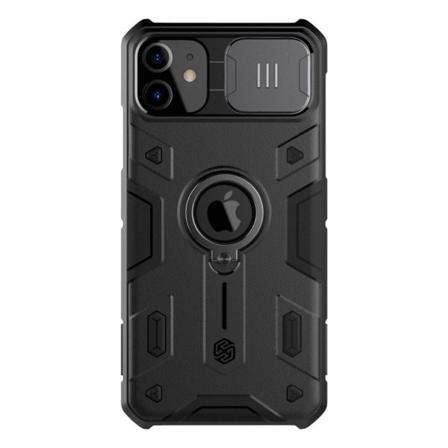 Iphone 11 - Nillkin Camshield Armor Ring Skal - Svart Black Svart