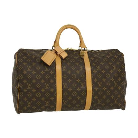 Louis Vuitton Vintage, Pre-owned Keepall 50 Bag Bruin, unisex, Maat:ONE Size