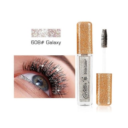 Diamant Skinnende Mascara Volumen Vandtæt Krøllende Øjenvipper Extension Kosmetik