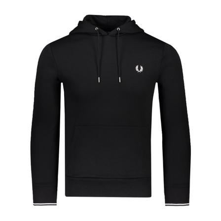 Fred Perry, Hoodie Zwart, Heren, Maat:S,polyester