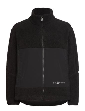 W Gale Pile Zip Jacket Black Sail Racing