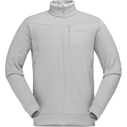 Norrøna Men's Falketind Warmwool2 Stretch Jacket-2020 Men long-sleeved sweaters Grey M