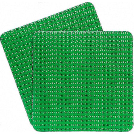 38x38 Duplo Base Plate - 2 Store Baseplader Kompatible Med Alle Mærker Til Bygning Og Fremvisning