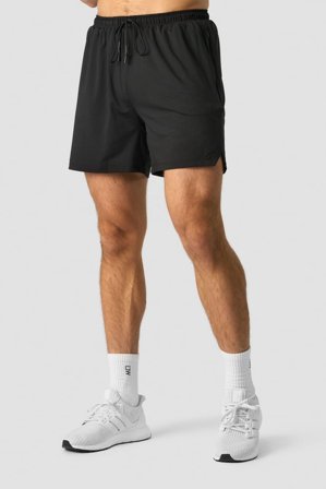 ICANIWILL - Stride Shorts Men Black - Herre - ICIW