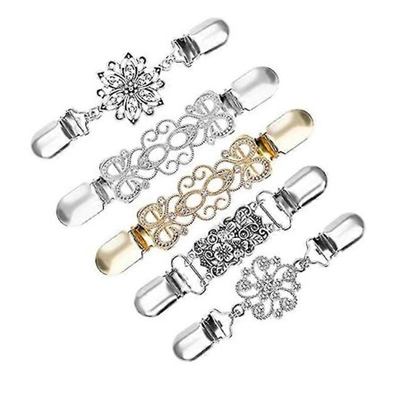 Mode Klänningskjortor Clips Kofta Krage Klänningar Clips För Kvinnor Dekorationer