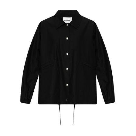Jil Sander Cotton Jakke Sort, Dame