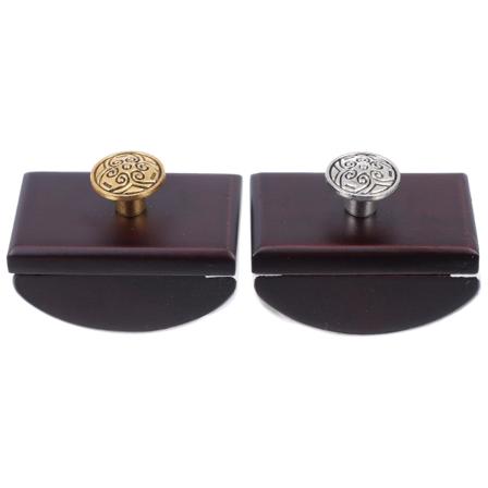 2 st Bärbara Skrivbordsbläcksuddar Trävaggande Bläcksuddar Rocker Bläcksuddar Penna Skrivbordsbläcksuddar Blandade Färger 5X3.3X2.6CM Assorted Color 
