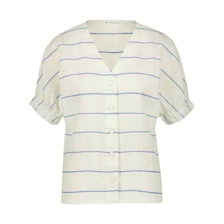 Jane Lushka Blus Helga Organic Cotton vit, Dam, Dam, Storlek: M