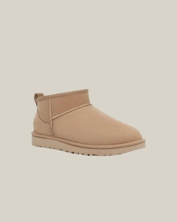 UGG W Classic Ultra Mini Beige Schoenen Meisjes - Kids Brand Store
