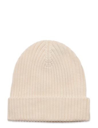 Rib Beanie Accessories Headwear Hats Beanies Creme FUB
