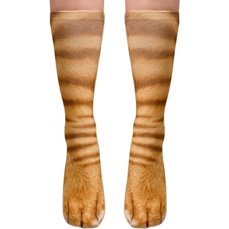 Morsomme gaver til voksen, dyrepotesokker, spøkegaver, julestrømpefyll til menn og kvinner