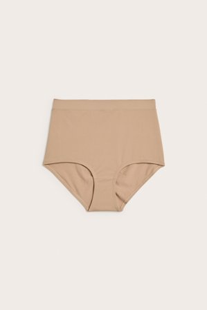 Kappahl | Majtki biodrówki modelujące Brązowy XL | Brązowy
