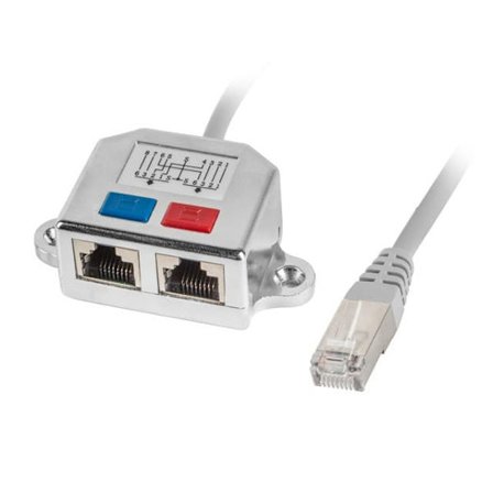 RJ45 splitter - 2/1 (AD-0026-S)_MGF