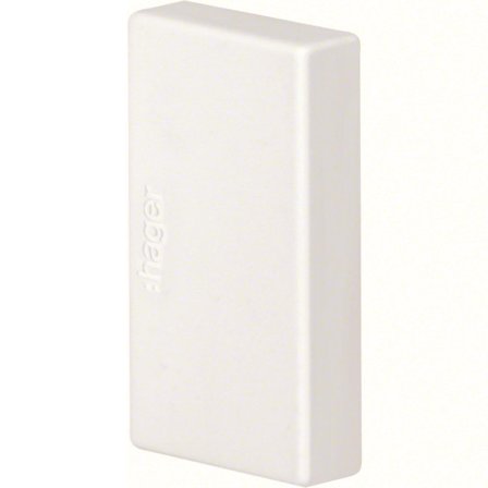 Hager LFF2003569016 Ändstycke för matarkanal, 20x35 mm, Installationsmaterial