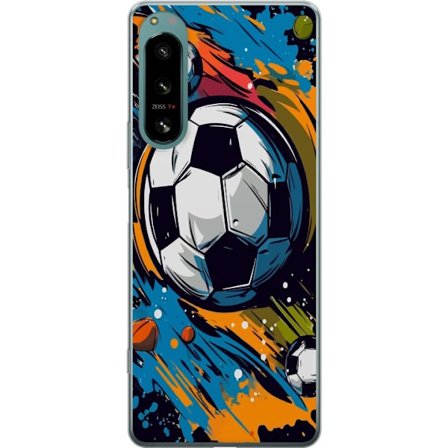 Mobilskal till Sony Xperia 5 IV med Fotbollar