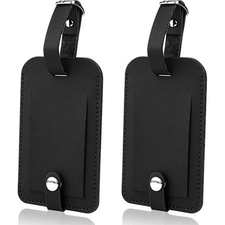 2 kpl Matkatavaramerkkejä, Nahkaiset Matkatavaramerkit, Matkalaukun Nimi ID-kortin Merkki, Nahkamerkit Matkalaukun Tarvikkeet Laukun Katoamisen 