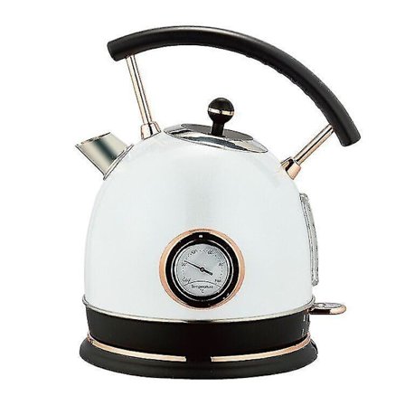 Elektrisk vannkoker i 304 rustfritt stål med temperaturkontroll