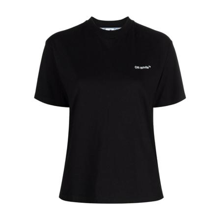 Off White T-Shirts Sort, Dame