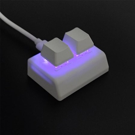 2 Makro Programmering Tastatur Rgb Mini Tastatur Spil Tegning Rød Switch Tilpasset Tastatur Osu Spil