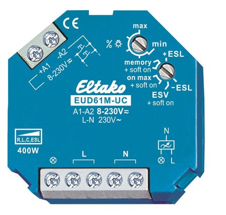 Eltako 61100903 Trykdæmper 0-400W, Belysning