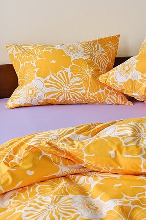 Jotex - Ekologiczna Poszewka Na Poduszkę żółty - ANNA - Kup Poszewki na poduszki firmy Jotex