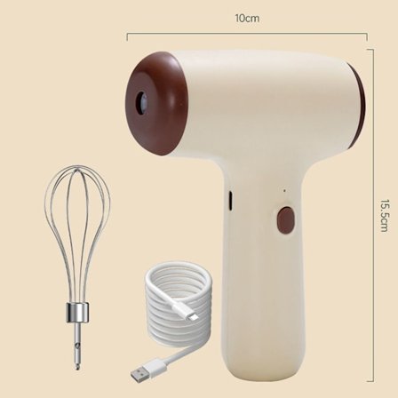 Äggvisp Matmixer KHAKI ENKEL STÖP ENSTAP