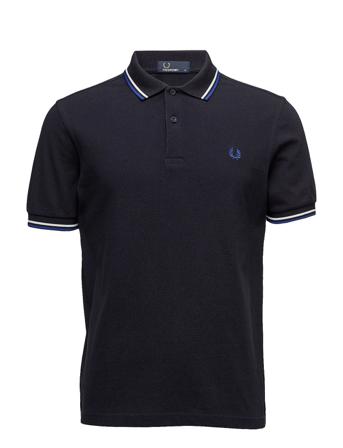 Twin Tipped Fp Shirt Polos Short-sleeved Blå Fred Perry
