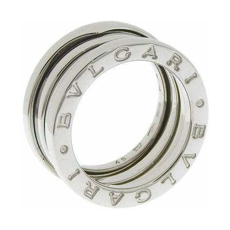 Bvlgari Vintage Pre-owned B Zero Ring , Grijs , Dames , Maat: ONE Size