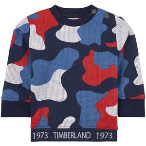 Kids - Timberland Kids Navy Camo Sweatshirt 18 Months - Jumpers and knitwear - 18 months - Navy - Junge