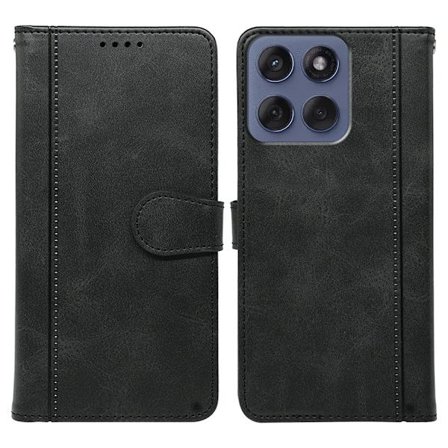 Motorola Edge 60 / 60 Fusion Fodral Läder Svart