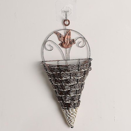 Rutnande blomma korg vävning vägg planteringar dekorativa