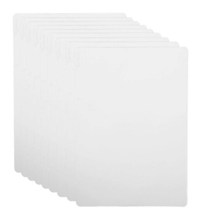 10 st Genomskinliga Plast Schablonark För 3D-utskrift Penna Ritning Klara Schablonark Hantverk Återanvändbara Schablon Tillverkningsark För Spray Pa[D