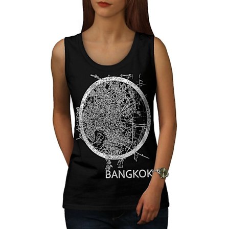 Thailand Bangkok Karta Dam Blacktank Top | Wellcoda