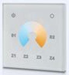 SYNERGY 21 LED Controller EOS 05 Wanddimmer dual white (CCT) touch 4 Zonen