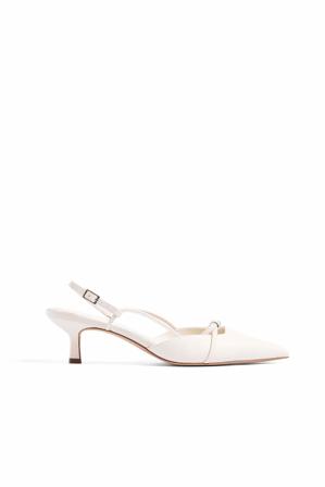 NA-KD Slingback pumps med band - Högklackade skor - OffVit - EU 36