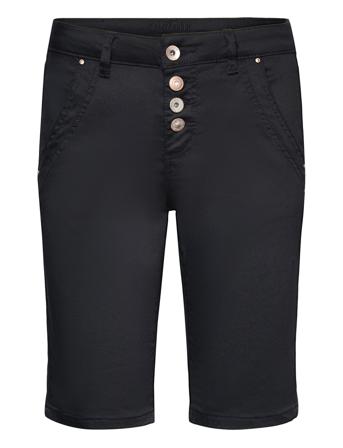 Crlina Shorts - Baiily Fit Shorts Denim Shorts Svart Cream*Betinget Tilbud