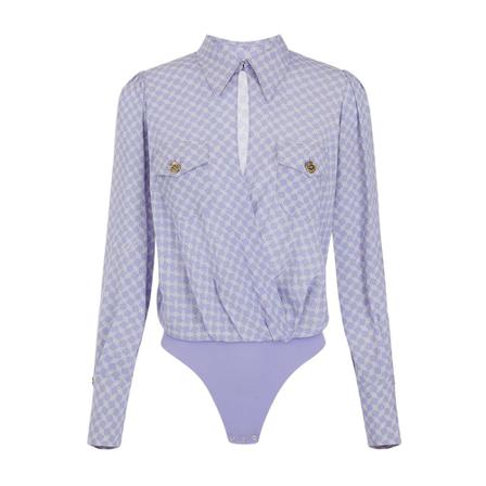 Elisabetta Franchi, Koszula Fioletowy, Kobieta, Rozmiar: S