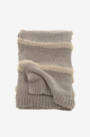 Venture Home - Filt Katleen - Grå - Filtar & plädar - 130X170 - Från Homeroom