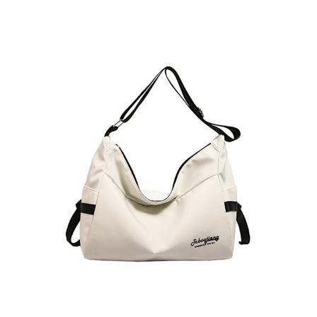 Årets populære taske til kvinder 2024 Ny japansk stil Studerende alsidig stor kapacitet skuldertaske Casual Tote taske White